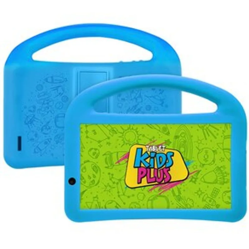 Tablet DL Kids Plus Preto com Tela 7”, 8GB, Câmera, Wi-Fi, Android e Capa Com Alça e Suporte