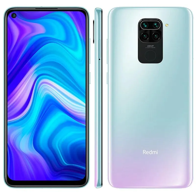 Smartphone Redmi Note 9 128GB Tela de 6.53 4GB RAM Xiaomi Branco