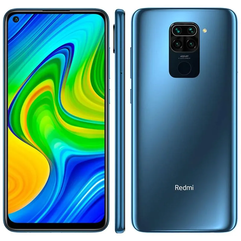 Smartphone Redmi Note 9 64GB Tela de 6.53 Polegadas 3GB RAM Câmera Traseira Quádrupla Xiaomi Cinza