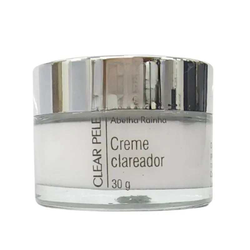 Creme facial clareador noturno clear pele abelha rainha 30g