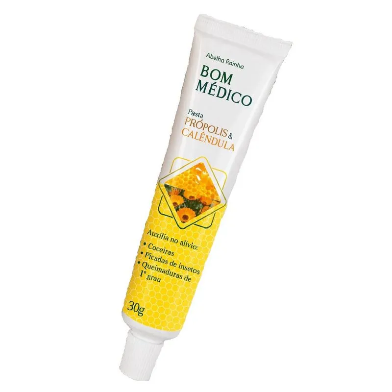 Pasta em Gel com Própolis e Calêndula Bom Médico Abelha Rainha 30g