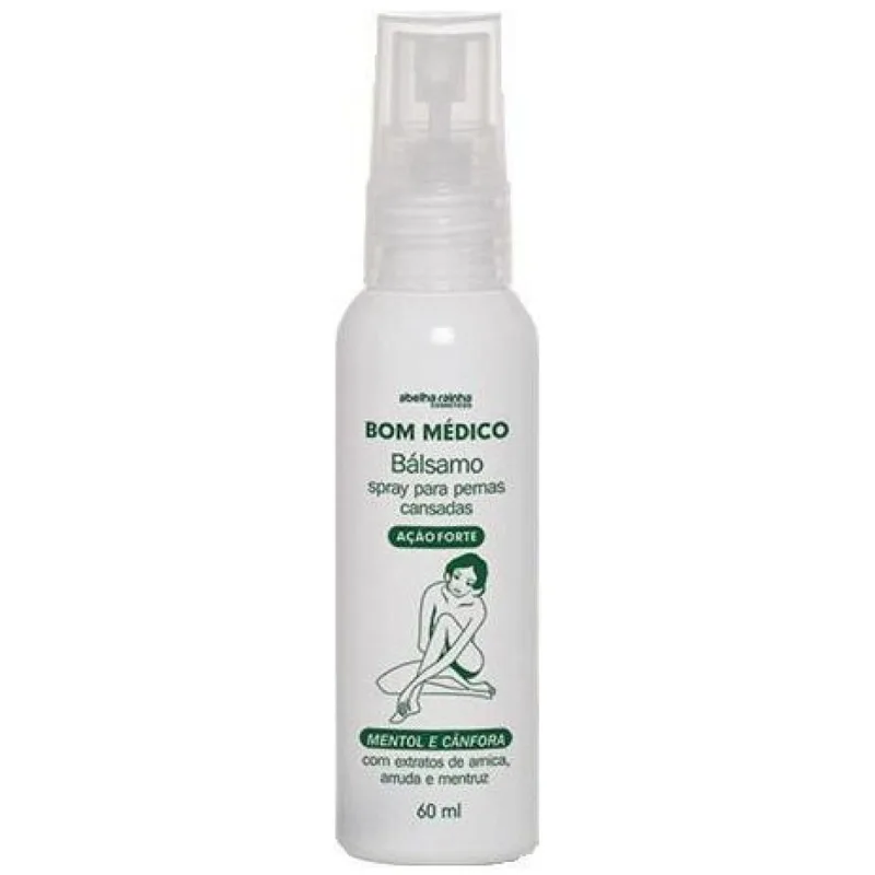 Spray Pernas Cansadas Bálsamo Forte Mentol E Cânfora 60ml