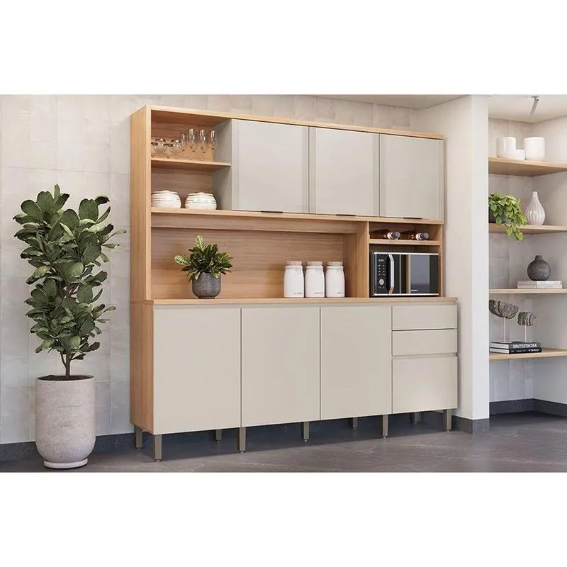 Cozinha Compacta Austin 7 Portas 2 Gavetas Jequitiba Linea