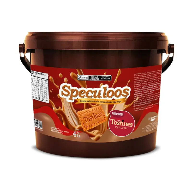 Recheio Speculoos 4kg DOREMUS RECHEIO DE SPECULOOS 4KG 5313 DOREMUS