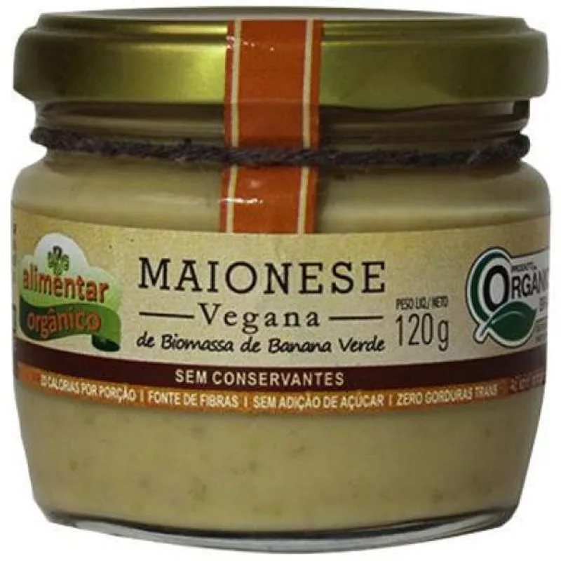Maionese De Biomassa Orgânica Alimentar 120g