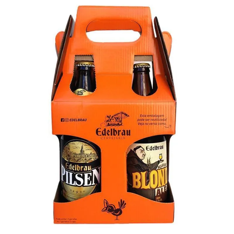 Kit Cerveja Artesanal Pilsen + Blond Ale Cervejaria Edelbrau