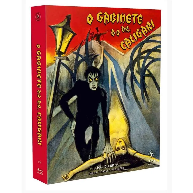 Blu-Ray O Gabinete Do Dr. Caligari Bd + Poster + Cards + Livre