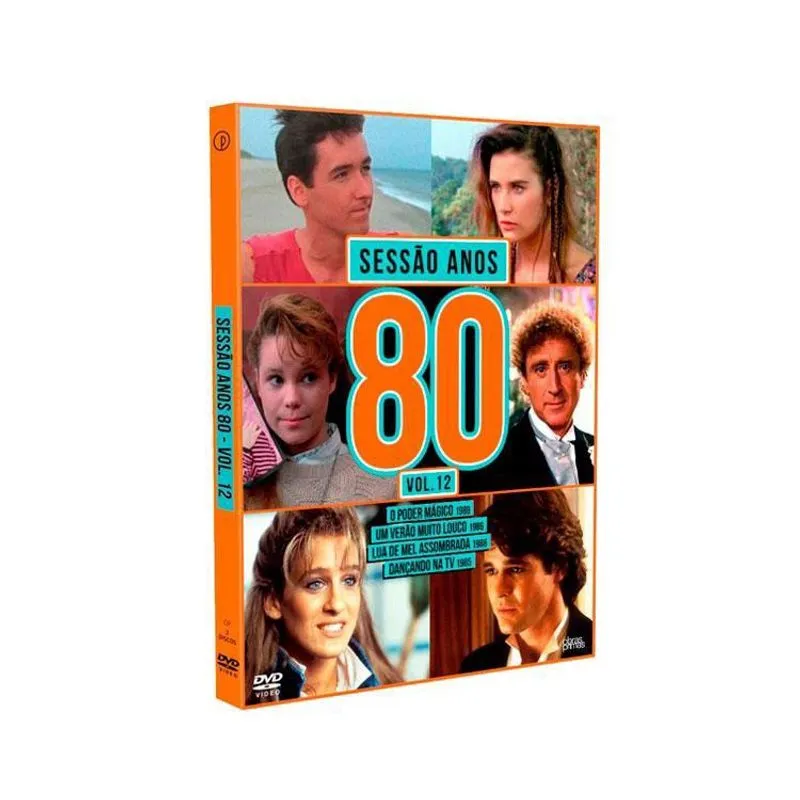Box Dvd Sessão Anos 80 Volume 12 Digipack Dvd Duplo + Cards