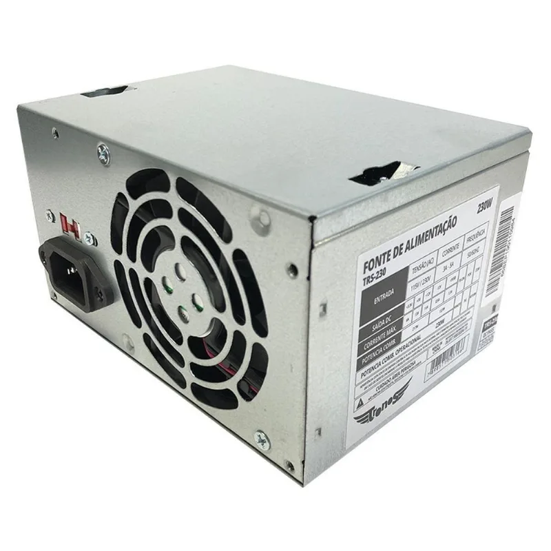 Fonte Atx Tronos Trs-230 230W 24 Pinos Sem Cabo Oem
