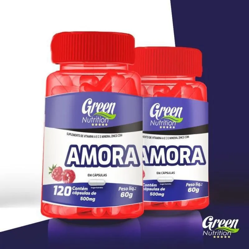 Amora branca 500MG 120CAPS green nutrition