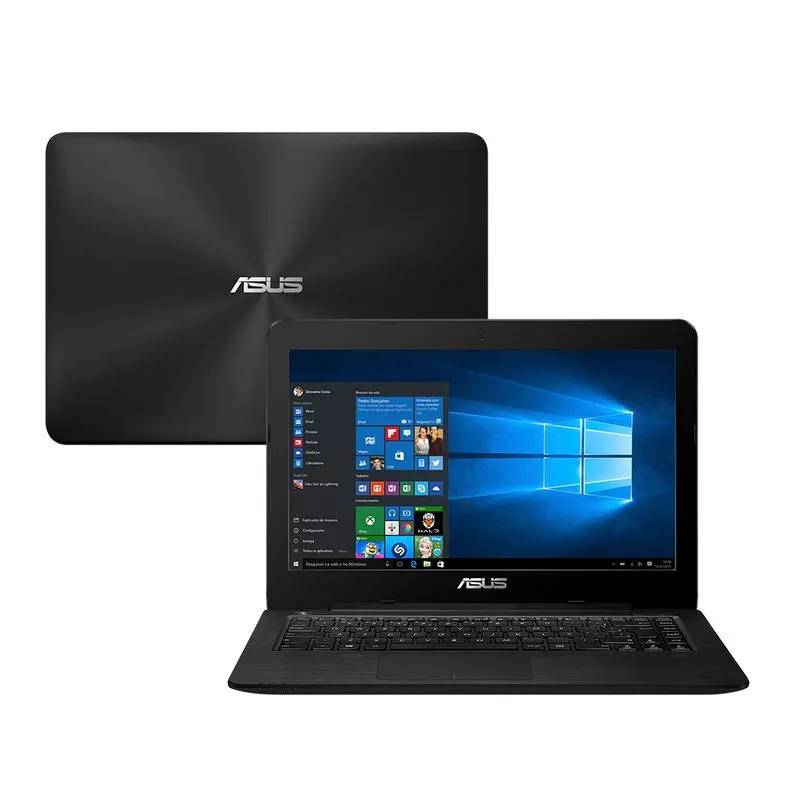 Notebook Asus Intel Core i5 8GB 1TB Windows 10 Home Tela 14" Série Z Z450UA-WX001T Preto