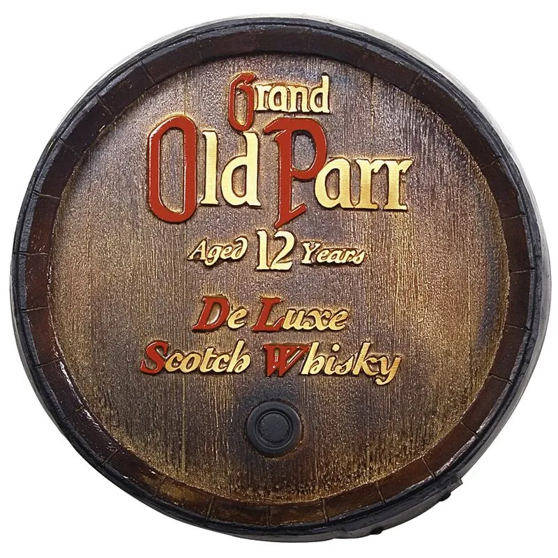Barril decorativo de parede - Old Parr Whisky