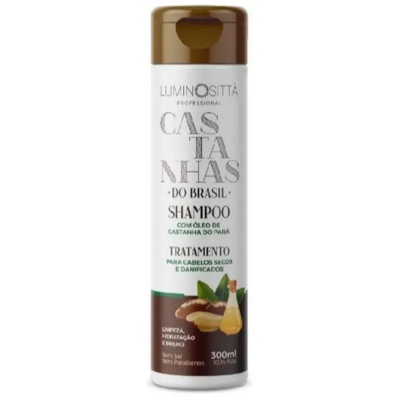 Shampoo Castanhas Do Brasil Home Care 300 Ml - Luminosittà
