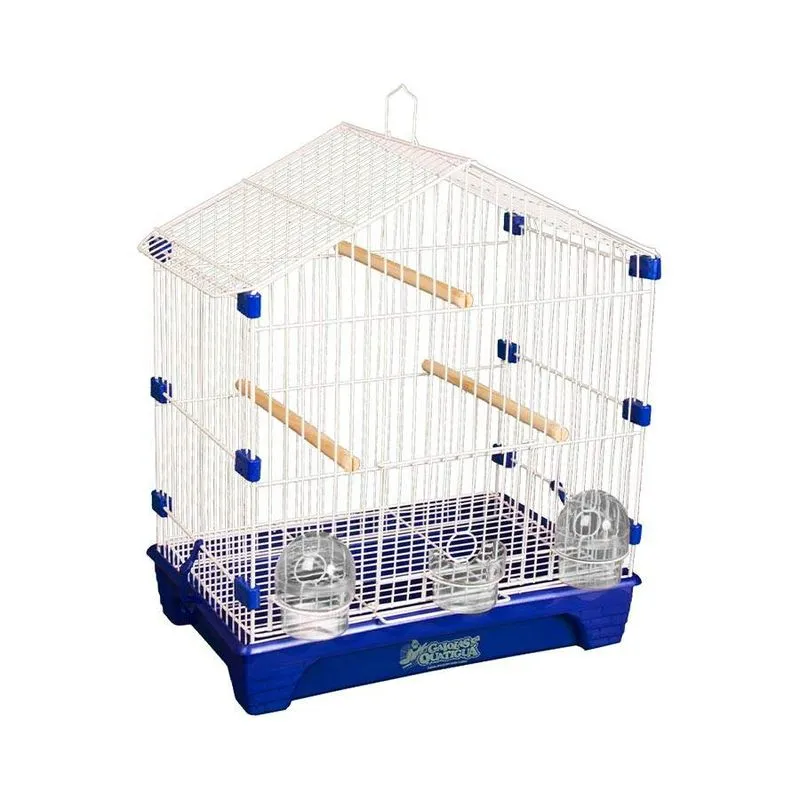 Gaiola para Pássaros Quatiguá Brasileira Azul para Canários