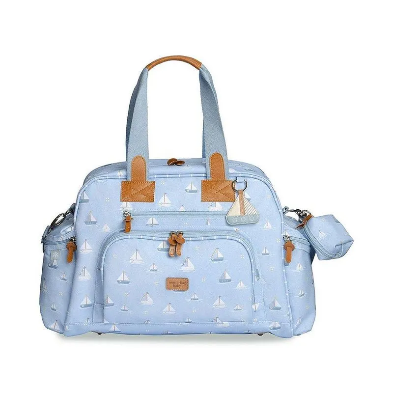 Bolsa De Maternidade Masterbag Everyday Barquinhos Azul