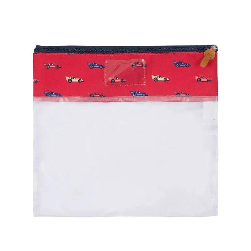 Saquinho Organizador Kids Carros Vermelho - Masterbag