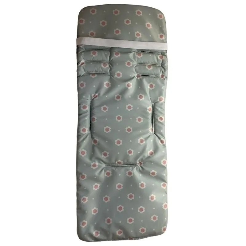 Protetor Para Carrinho De Bebê Margarida Menta - Masterbag