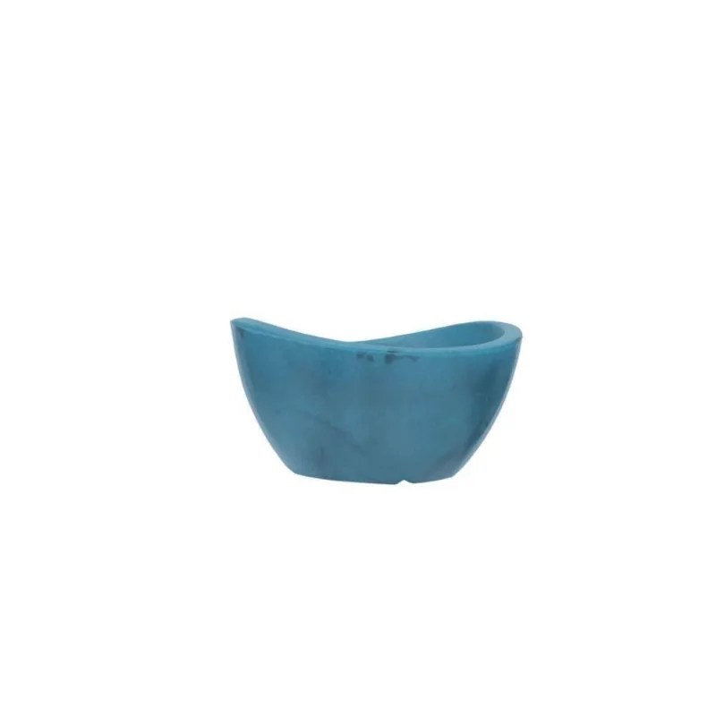 Vaso Copacabana Bowl Brilho 30x16cm Antique Azul
