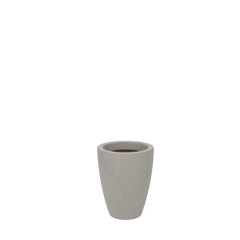 Vaso Malta Cone Fosco 25x32cm Granito Pedra