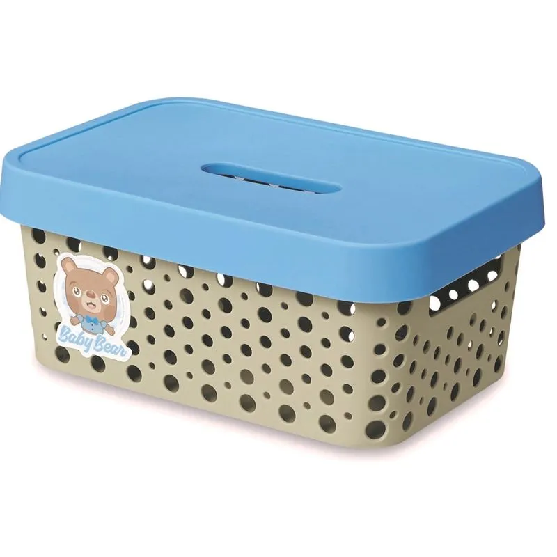 Cesto Organizador Maternidade Baby Menino 4,5 Litros - Usual