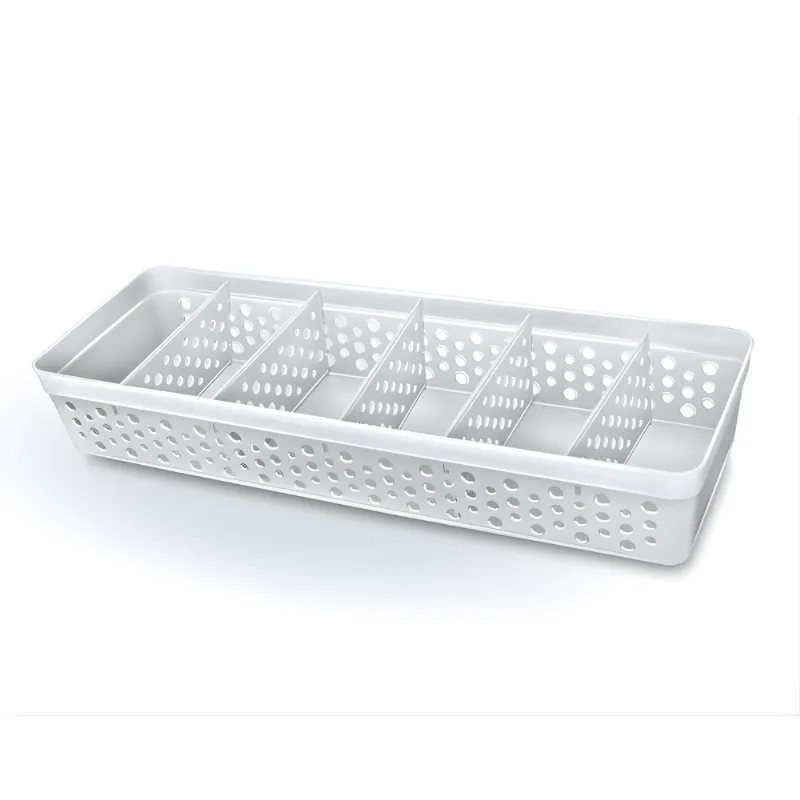 Cesto c/5 Div Transparente - Usual