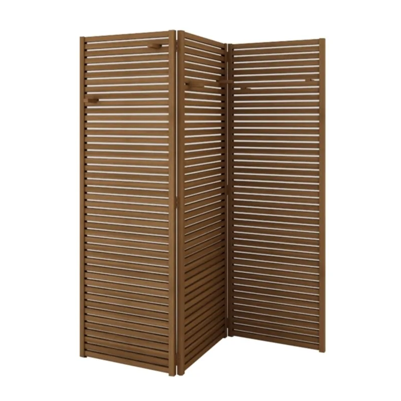 Biombo 3 asas Dominoes Madeira Jatoba