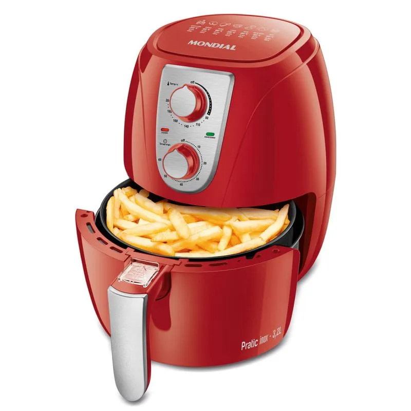 Fritadeira Sem Óleo Air Fryer 3,2L Mondial- AF-34-R