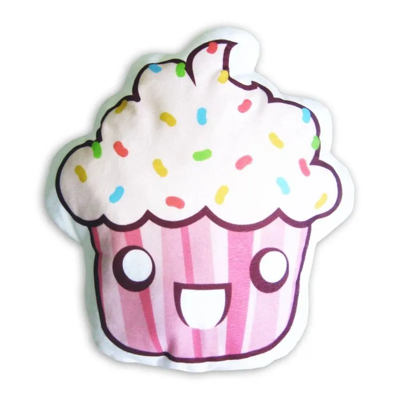 Almofada Kawaii Cupcake Pelúcia