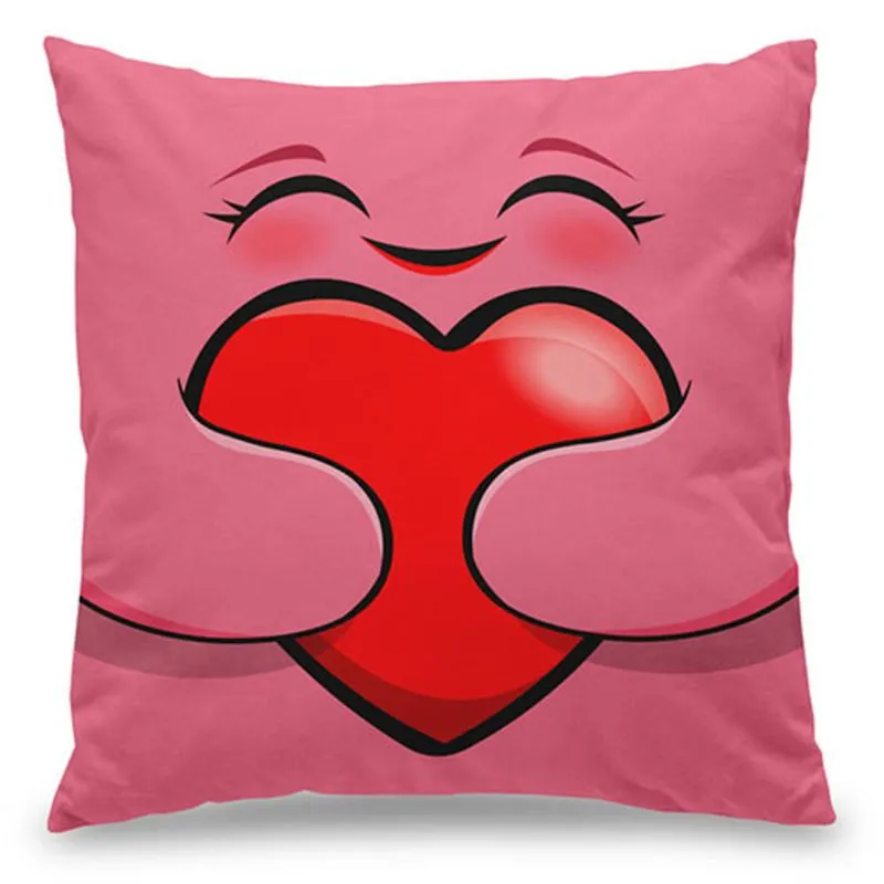 Almofada Kawaii - Eu te Amo - Rosa