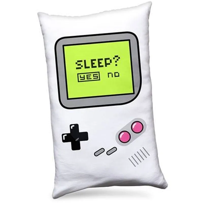 Almofada Geek Personalizada Game Boy ''Sleep Yes or No''.