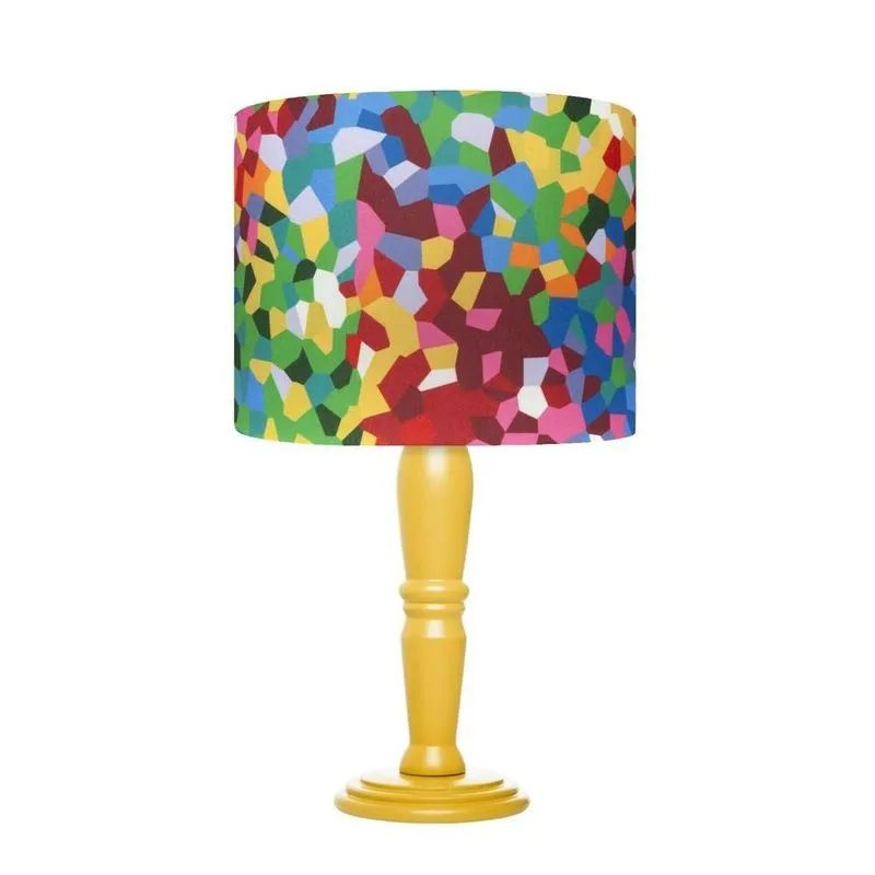 Abajur Mosaico Amarelo