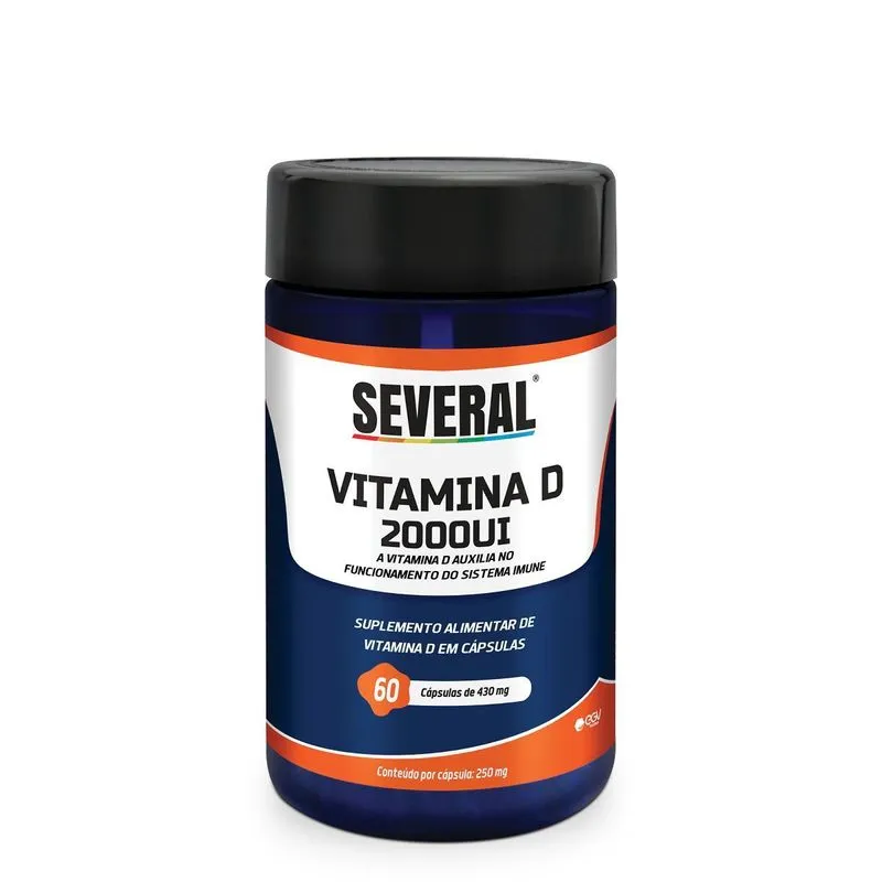 Vitamina D 2000ui Several - 60 Cápsulas