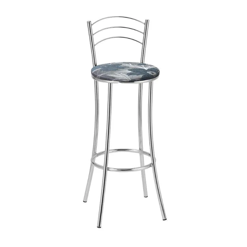 Kit 2 Banquetas Cromadas Bc26a Assento Espuma D15