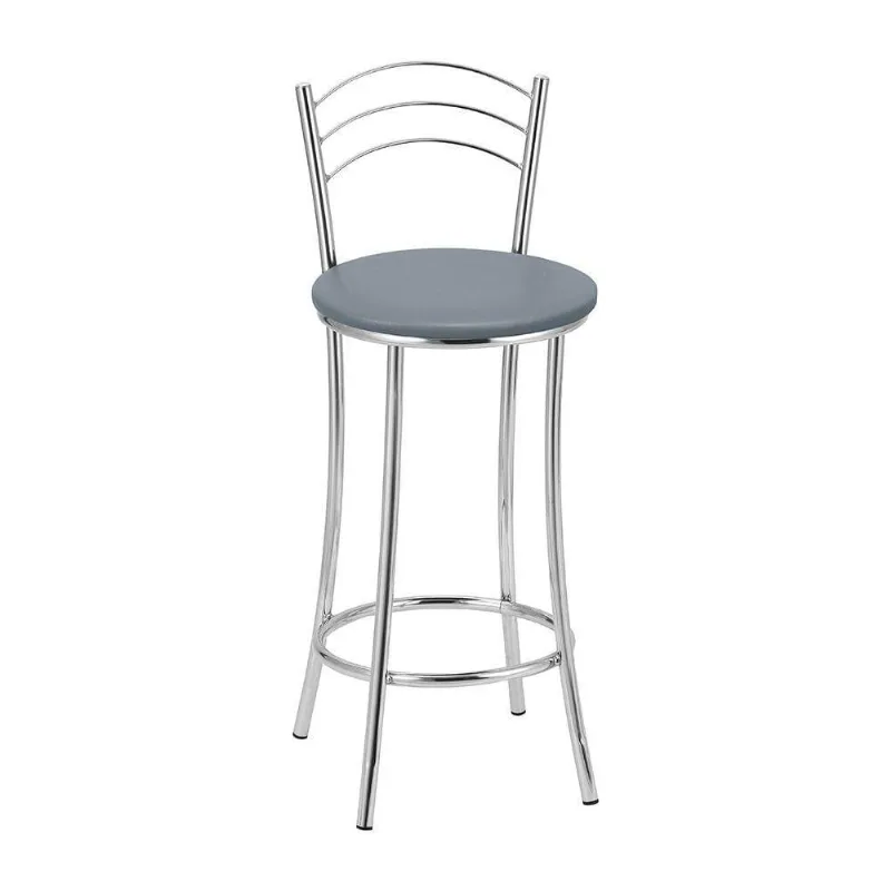 Kit 2 Banquetas Cromadas Bc26b Assento Espuma D15