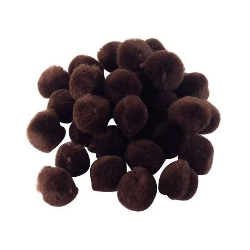 Pompom Liso Solto Pelucia 13mm Pacote Com 100 Unidades