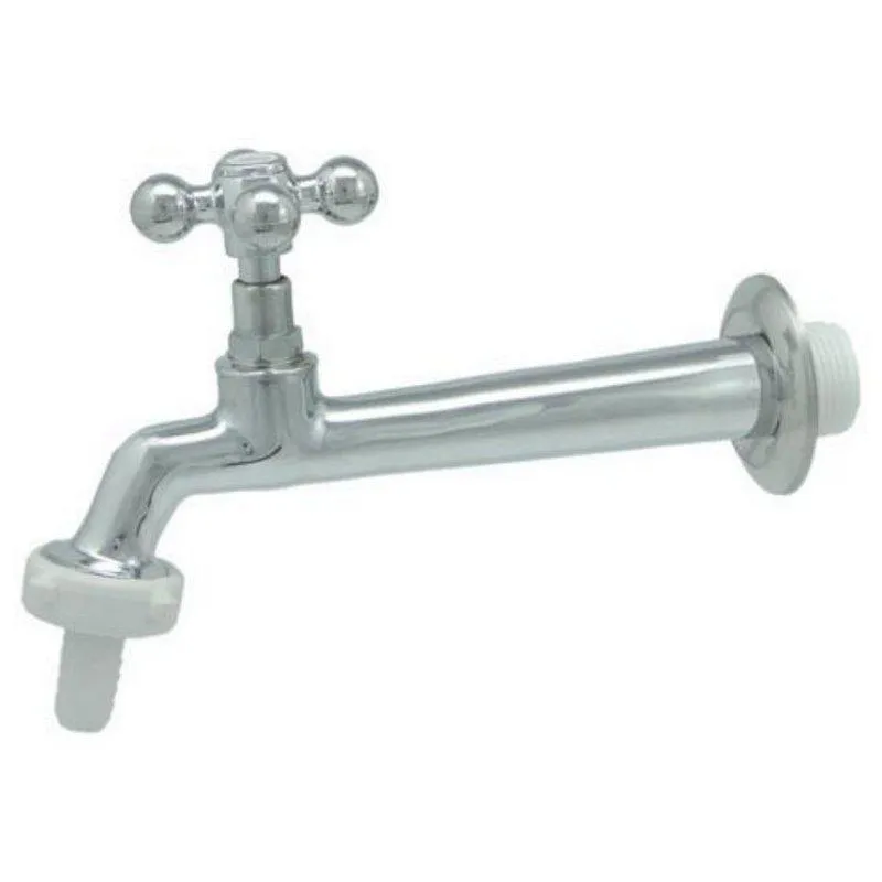 Torneira Cozinha/tanque De Parede 1158-c 33 Com Bico Em Pvc