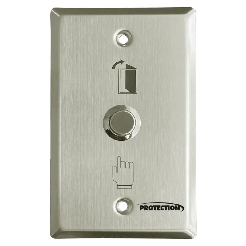 Botoeira Acionadora Em Aço Inox Para Fechadura Pt-697