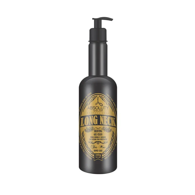 Shaving Gel Clean 300ml Long Neck Absoluty Color