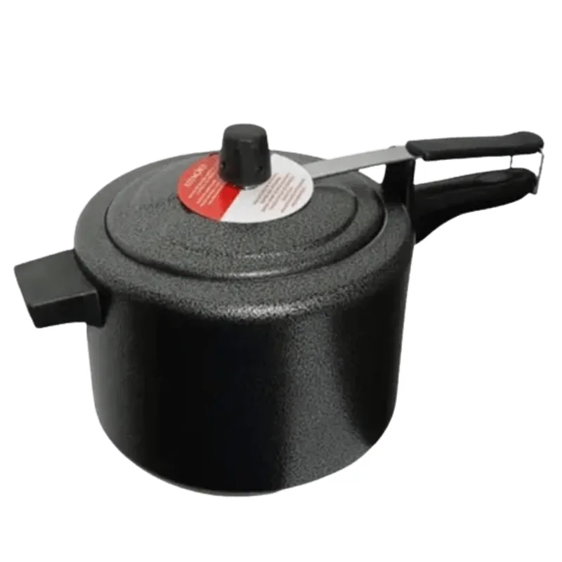 Panela De Pressao 4.5l Claqueada Preta Aluminio