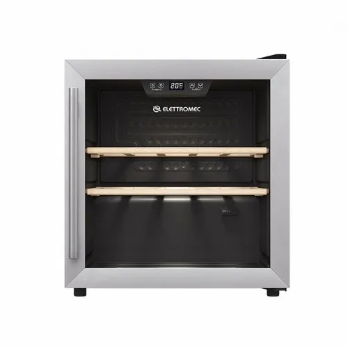 Adega de Vinhos Elettromec 14 Garrafas Freestanding Inox 127v - CV-1FS-14-XV-1ATA