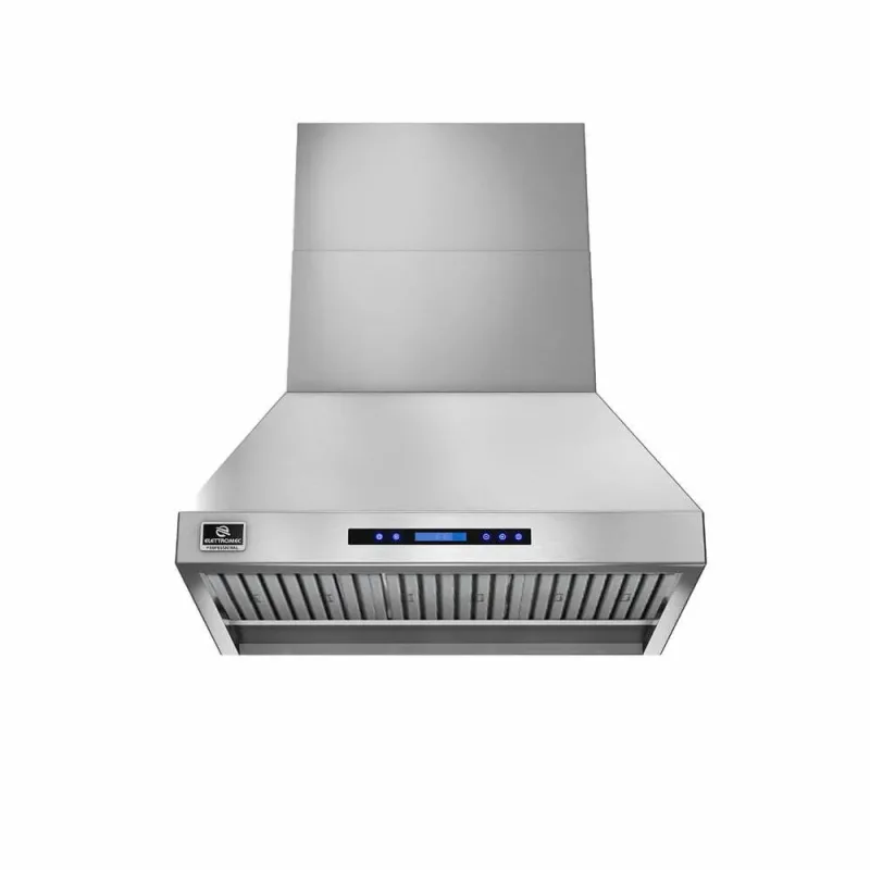 Coifa Elettromec Professional Churrasqueira Parede 30 Polegadas 220V - CFP-BBQ-30-XP-2ELA