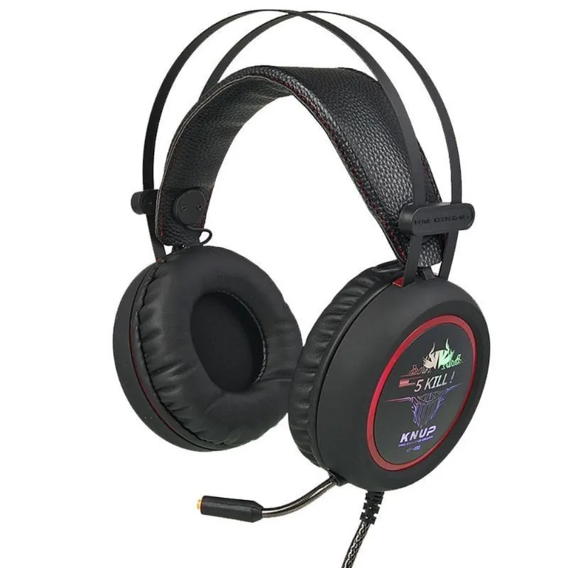 Headset Gamer pro 5 Kill Vermelho e Preto KP-401 - Knup