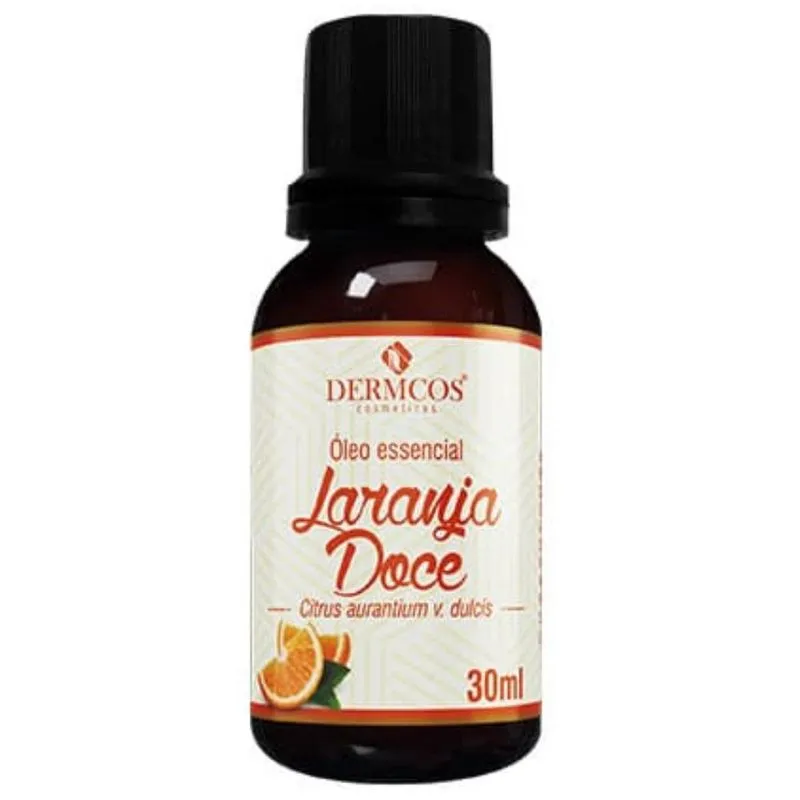 Óleo Essencial Laranja Doce Renovação Celular 30ml Dermcos