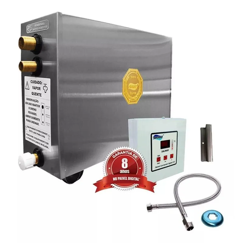 Sauna A Vapor 15kw Master 220v Bif Digital - Impercap