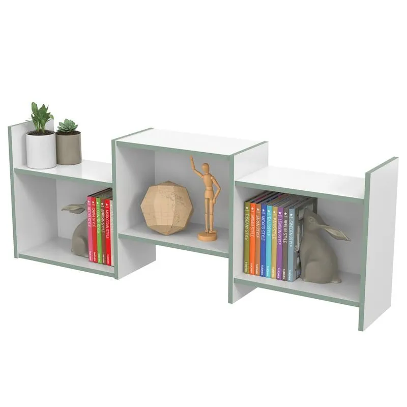 Nicho de Parede Decorativo Million Branco/Verde Bellagio - Patrimar Móveis