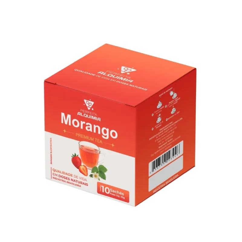 Morango - 10 Sachês | Perfeita Alquimia