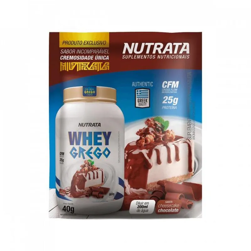 Whey Grego (40g) Sachê - Nutrata