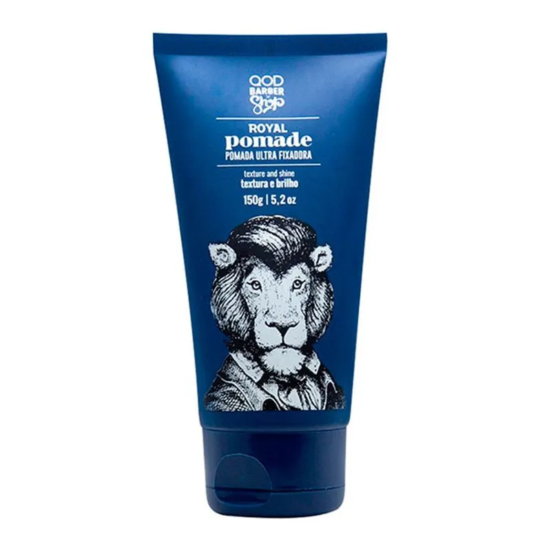 Pomada Barber Shop Royal Qod 150gr Ultra Fixadora