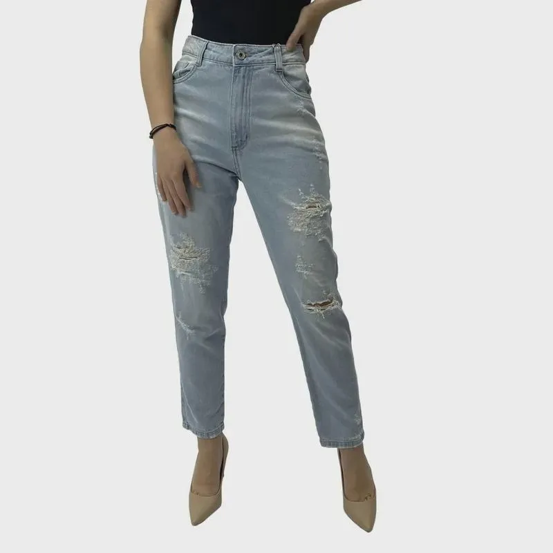 Calça rdg Mom Jeans Cintura Alta