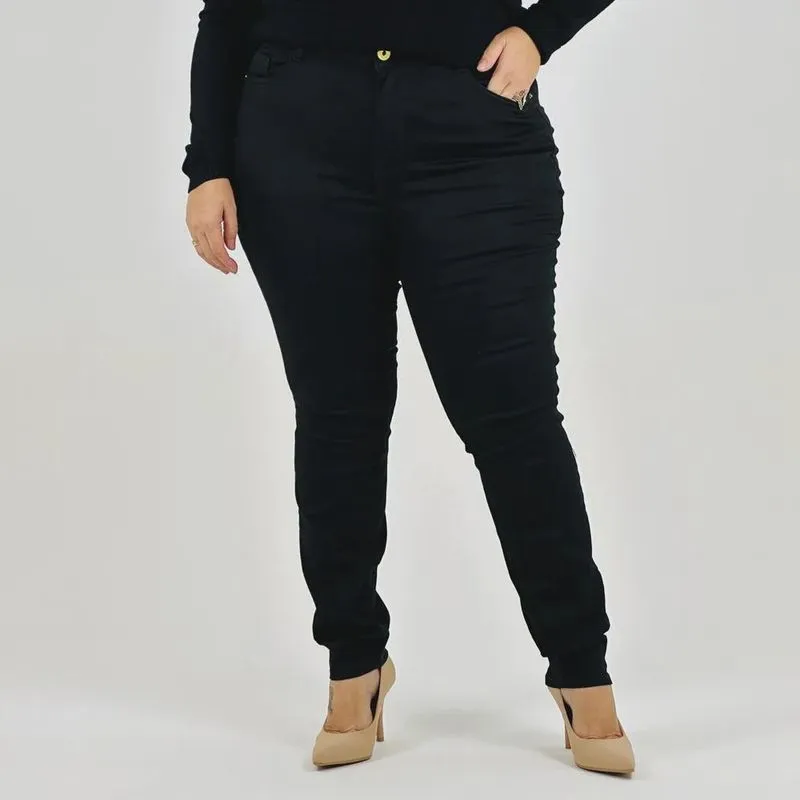 Calça rdg Sarja Skinny Plus Size Feminina